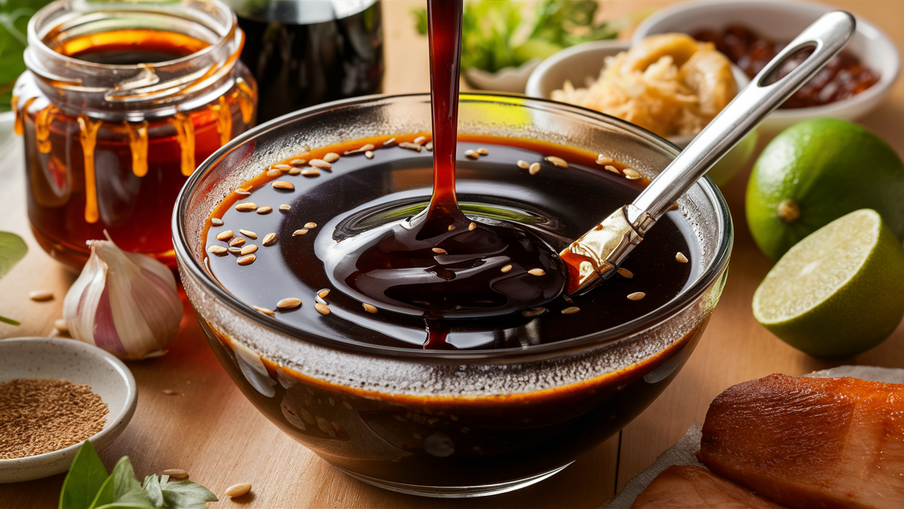 Kip marinade honing sojasaus