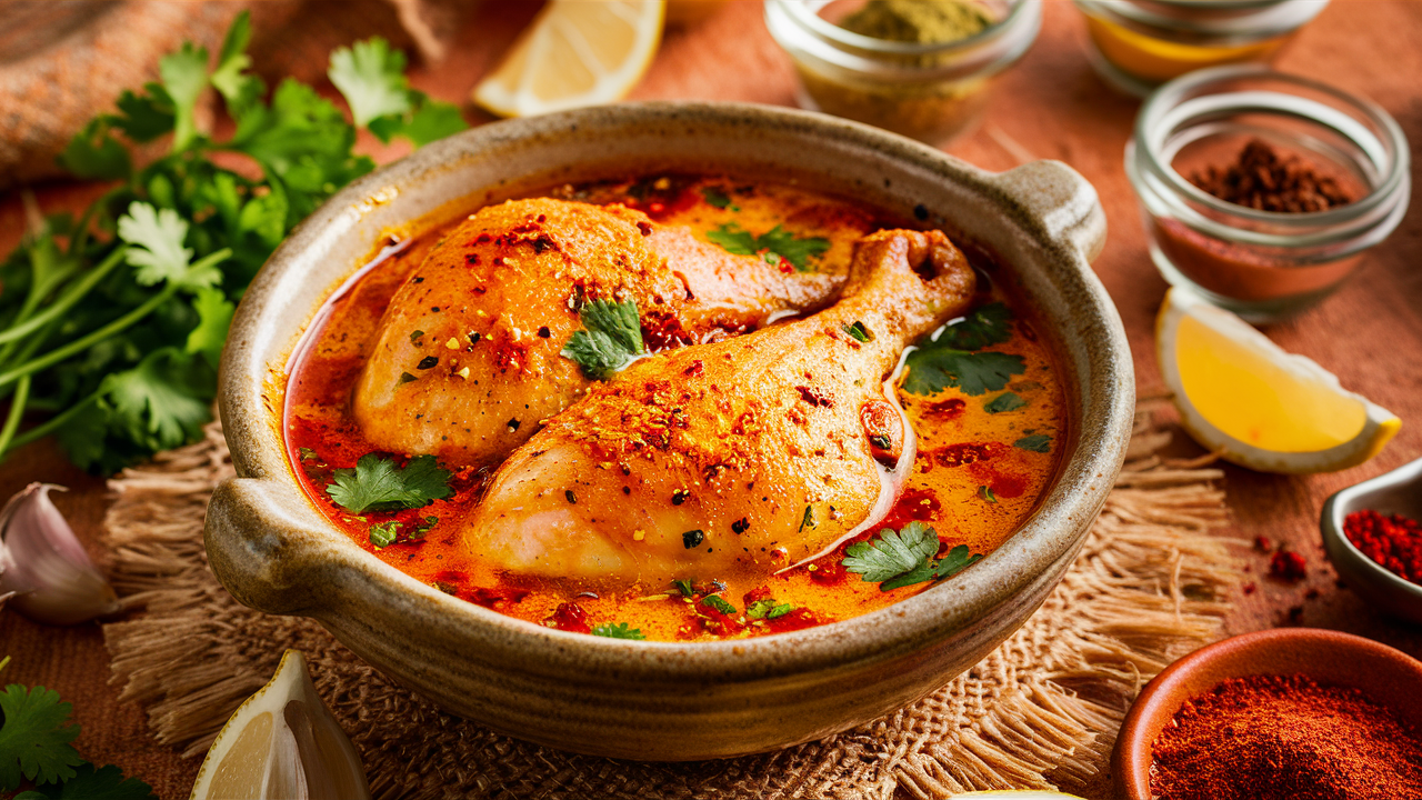 Marokkaanse kip marinade
