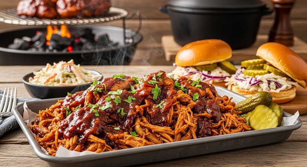 pulled chicken BBQ